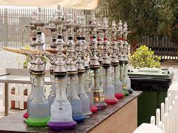 Arabic Shisha Cafe with Burj View on business bay Canal