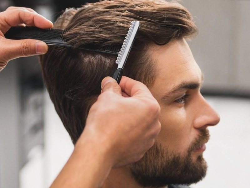 Fully equipped Gents Salon For Sale With Pedicure Station